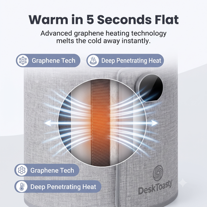 DeskToasty™ Foldable Under-Desk Heater